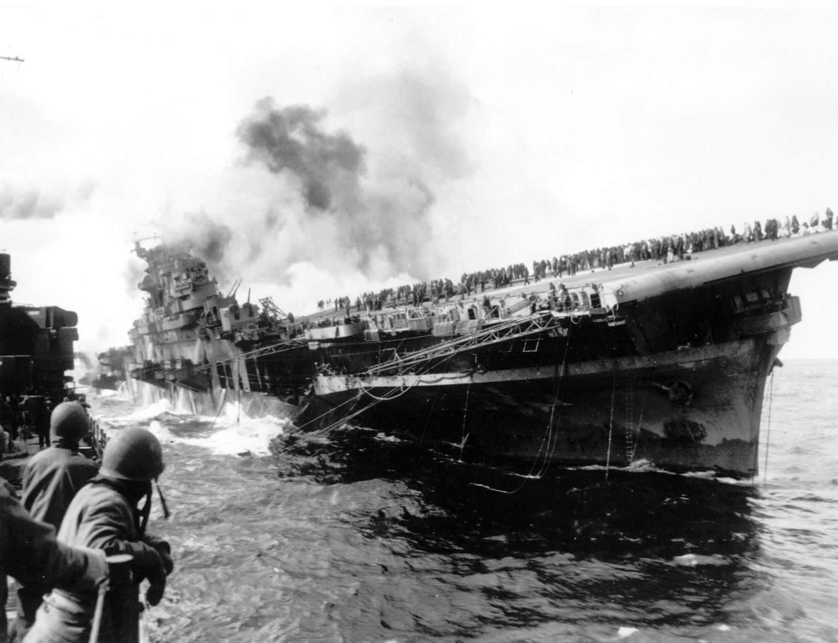 1945: USS Franklin